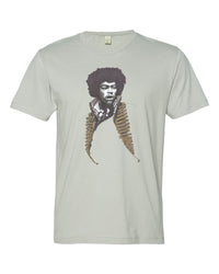 Jimi Hendrix Short Sleeves Tee (unisex) by Robert Bowen - Robert Bowen Tees